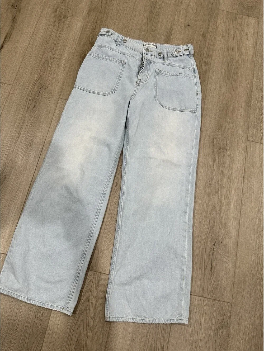 We The Free Palmer Jeans Women’s Size 29x31 Wide Leg High Rise